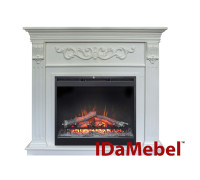 Камінокомплект IDaMebel Marseille DF2624L-INT Білий Ясен