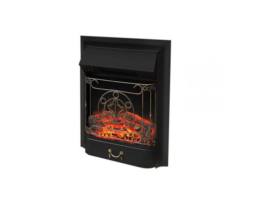 Электрокамин с обогревом Royal Flame Majestic FX Black со звуком