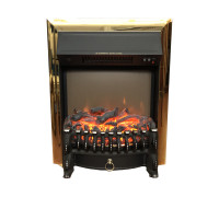 Електрокамін із обігрівом Royal Flame Fobos FX Brass зі звуком