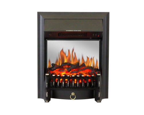 Электрокамин с обогревом Royal Flame Fobos FX M Black со звуком