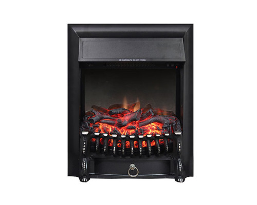Электрокамин с обогревом Royal Flame Fobos FX M Black со звуком