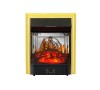 Електрокамін із обігрівом Royal Flame Majestic FX M Brass зі звуком