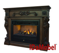 Каминокомплект IDaMebel Seville дуб VA-2683