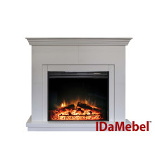 Каминокомплект IDaMebel Montreal Jupiter Белый