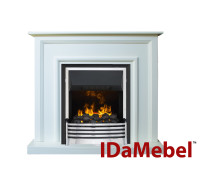 Каминокомплект IDaMebel Adele Белый Flagstaff