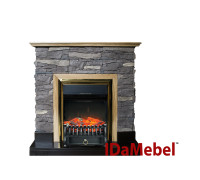 Каминокомплект IDaMebel Gemma Fobos Brass