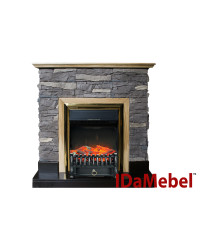 Каминокомплект IDaMebel Gemma Fobos Brass