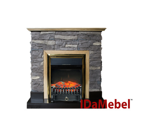 Каминокомплект IDaMebel Gemma Fobos Brass