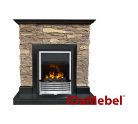 Каминокомплект IDaMebel Gemma Brown Flagstaff