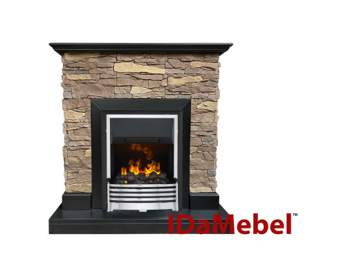 Каминокомплект IDaMebel Gemma Brown Flagstaff