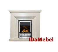 Камінокомплект IDaMebel Gloria Білий Flagstaff