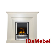 Каминокомплект IDaMebel Gloria Белый Flagstaff