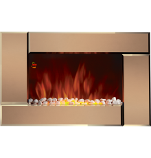 Электрокамин с обогревом Electrolux EFP/W-2000S Bronze со звуком