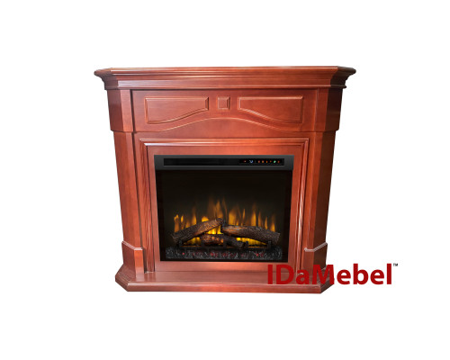 Каминокомплект IDaMebel Chicago XHD28 коричнево-красный