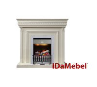 Камінокомплект IDaMebel Beethoven білий Danville Chrome