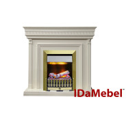 Каминокомплект IDaMebel Beethoven белый Danville Brass