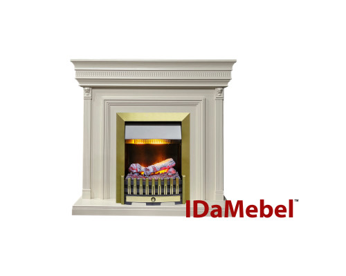 Каминокомплект IDaMebel Beethoven белый Danville Brass