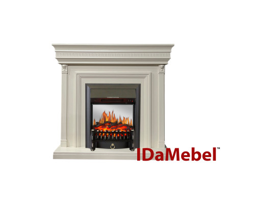 Камінокомплект IDaMebel Beethoven білий Fobos Black