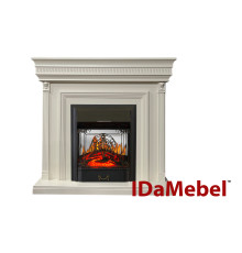 Каминокомплект IDaMebel Beethoven белый Majestic Black