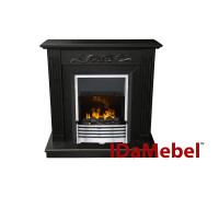 Каминокомплект IDaMebel Elaine темный шоколад Flagstaff