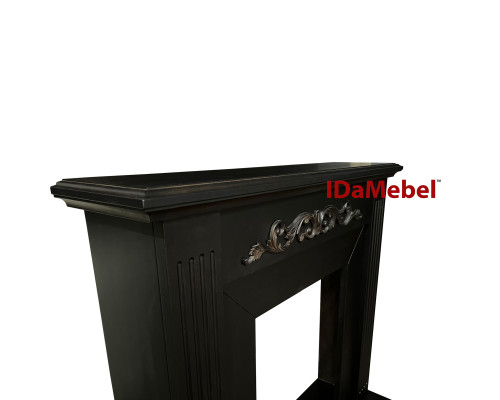 Каминокомплект IDaMebel Elaine темный шоколад Majestic Brass