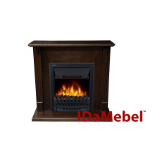 Каминокомплект IDaMebel Carolina орех Electrolux EFP/P-1020 (вырез под плинтус 90x25)