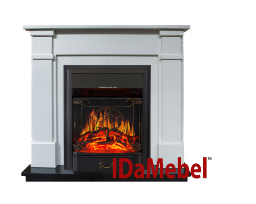 Каминокомплект IDaMebel Julia Белый Majestic Black