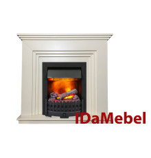 Каминокомплект IDaMebel Gloria Белый Danville Black