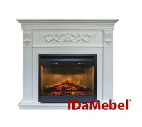 Каминокомплект IDaMebel Marseille Белый DF2608