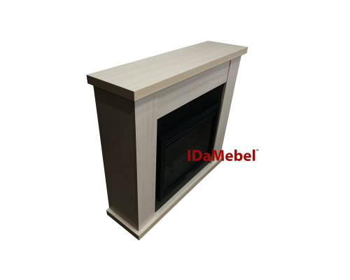 Каминокомплект IDaMebel Agata молочный дуб Electrolux 2520