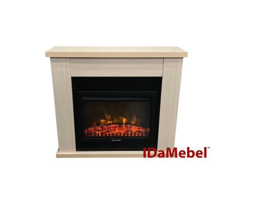 Каминокомплект IDaMebel Agata молочный дуб Electrolux 2520