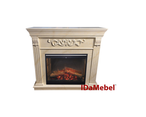 Камінокомплект IDaMebel Marseille Мармур-Пісок Symphony DF3020