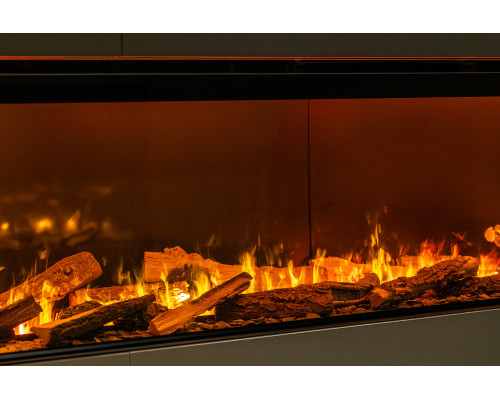 Электрокамин с обогревом Faber by Dimplex E-Slim Linear 1200-450 фронтальный паровой