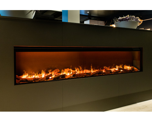 Электрокамин с обогревом Faber by Dimplex E-Slim Linear 2200-450 фронтальный паровой