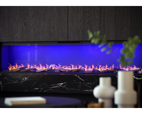 Электрокамин с обогревом Faber by Dimplex E-Slim Linear 2200-450 фронтальный паровой